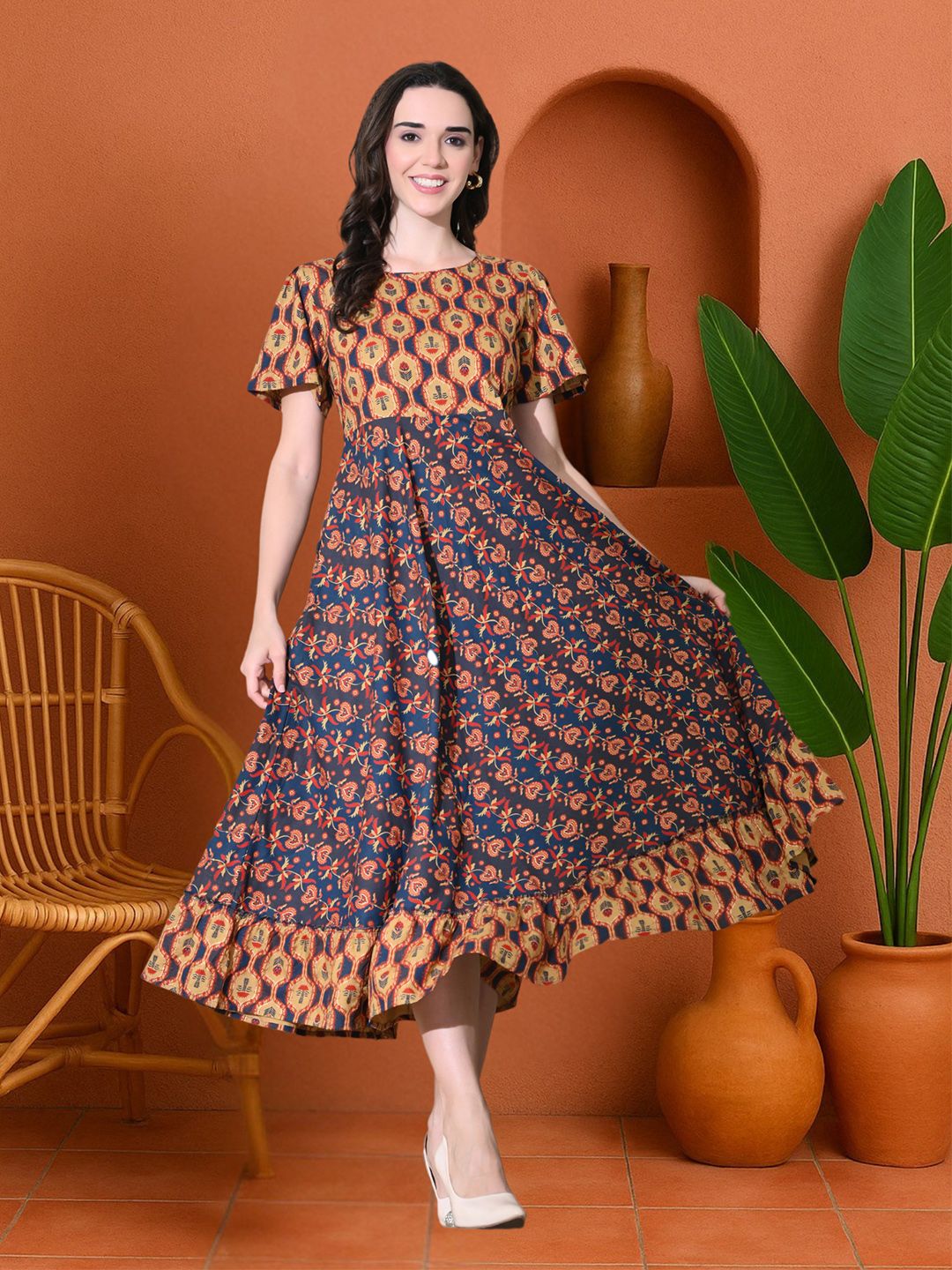 slim fit dress slacks Hello Beautiful Fuchsia Abstract Floral Fit & Flare Maxi Dress – Fabulous  Knits