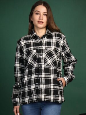 6dc55bfe a03c 47be b9cd 381c59344cbb1736578611599ChemistryWomenCheckedWoollenLightweightTailoredJacket1.jpg