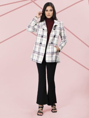 98be119b 3ea0 428e bf40 d9a6974ab7d11732798109677 The Roadster Lifestyle Co Women Checked Double Breasted Wint 1.jpg