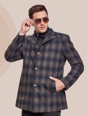 d9827371 eb16 4535 b13f 4ff660e4aebe1732797783577 The Roadster Lifestyle Co Men Checked Single Breasted Over C 1.jpg