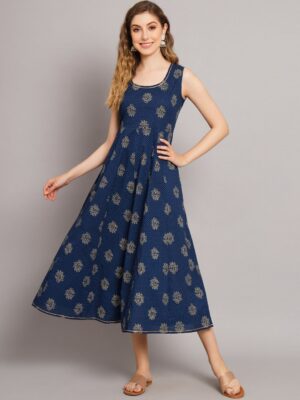 ec74b292 01bb 4f8d a9b1 5c9840665a441688799880740KALINIBlueEthnicMotifsPrintFitFlareMidiDress1.jpg