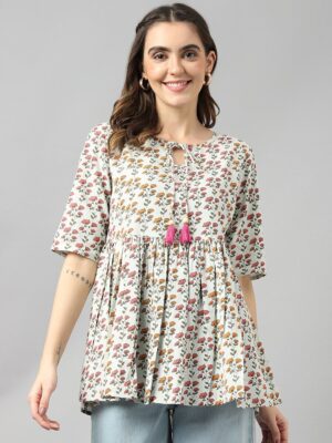 fed4f146 038e 44bc ba2b d6a8ed5b22421709037848680KALINIFloralPrintTie UpNeckCottonEmpireLonglineTop1.jpg